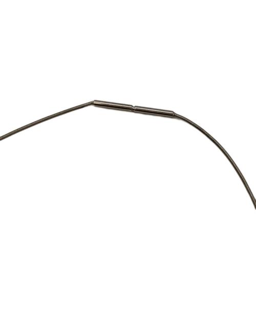 HERMES（エルメス）HERMES (エルメス) ペンダント カージュ ド H オレンジ×シルバーの古着・服飾アイテム