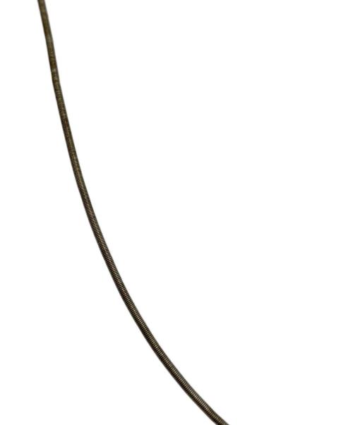 HERMES（エルメス）HERMES (エルメス) ペンダント カージュ ド H オレンジ×シルバーの古着・服飾アイテム