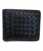 BOTTEGA VENETAボッテガベネタ）の古着「2つ折り財布」｜ブラック