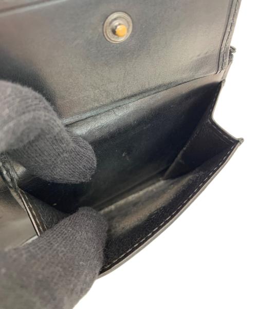 BOTTEGA VENETA（ボッテガベネタ）BOTTEGA VENETA (ボッテガベネタ) 2つ折り財布 ブラックの古着・服飾アイテム
