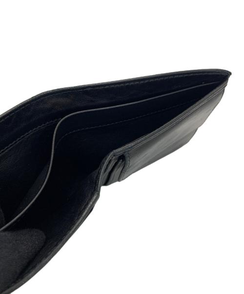 BOTTEGA VENETA（ボッテガベネタ）BOTTEGA VENETA (ボッテガベネタ) 2つ折り財布 ブラックの古着・服飾アイテム