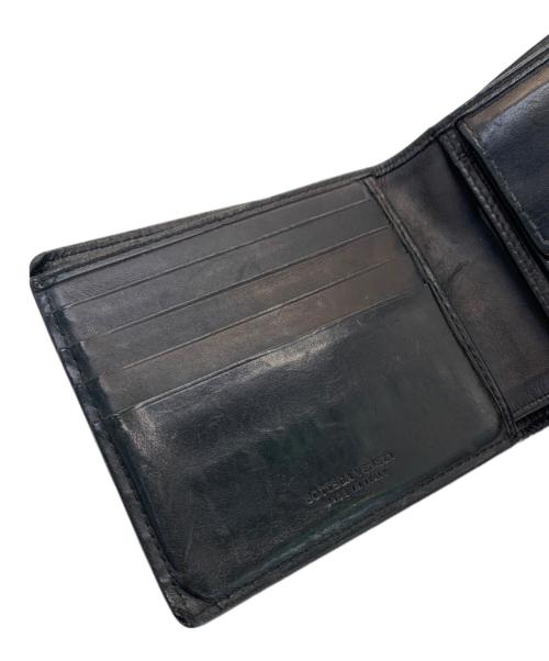 BOTTEGA VENETA（ボッテガベネタ）BOTTEGA VENETA (ボッテガベネタ) 2つ折り財布 ブラックの古着・服飾アイテム