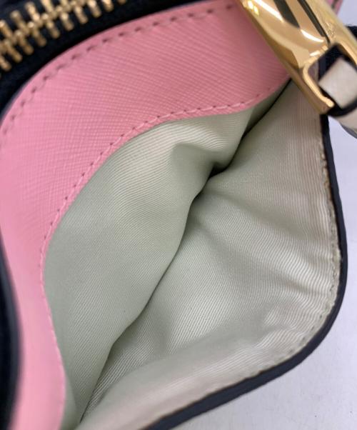 MARC JACOBS（マークジェイコブス）MARC JACOBS (マークジェイコブス) 小銭入れ ブラック×ピンクの古着・服飾アイテム