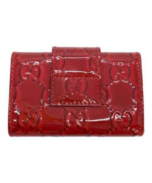 GUCCI（グッチ）GUCCI (グッチ) GGキーケース レッドの古着・服飾アイテム