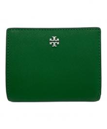 TORY BURCH（トリーバーチ）の古着「2つ折り財布」｜グリーン