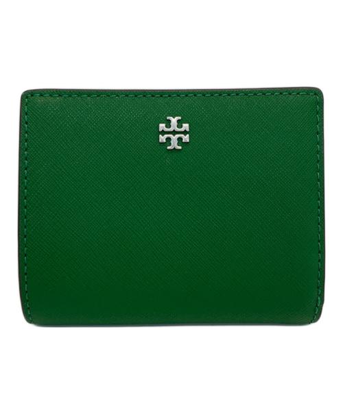 TORY BURCH（トリーバーチ）TORY BURCH (トリーバーチ) 2つ折り財布 グリーンの古着・服飾アイテム