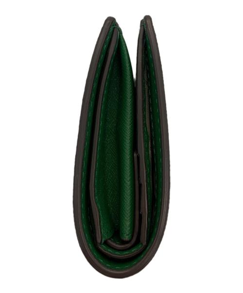 TORY BURCH（トリーバーチ）TORY BURCH (トリーバーチ) 2つ折り財布 グリーンの古着・服飾アイテム