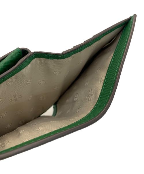 TORY BURCH（トリーバーチ）TORY BURCH (トリーバーチ) 2つ折り財布 グリーンの古着・服飾アイテム