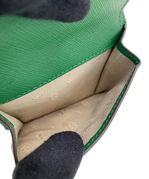 TORY BURCH（トリーバーチ）TORY BURCH (トリーバーチ) 2つ折り財布 グリーンの古着・服飾アイテム