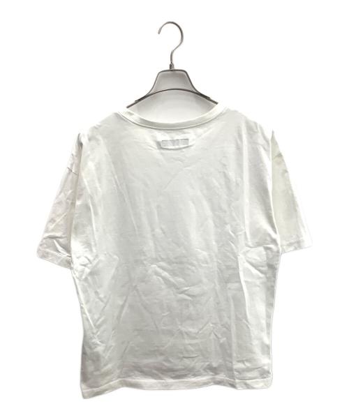 1piu1uguale3（ウノピュウノウグァーレトレ）1piu1uguale3 (ウノピュウノウグァーレトレ) POCKET BIG TEE ホワイト サイズ:Vの古着・服飾アイテム