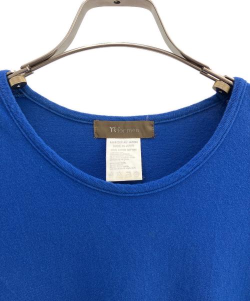 Y's for men（ワイズフォーメン）Y's for men (ワイズフォーメン) 半袖カットソー ブルー サイズ:FREEの古着・服飾アイテム