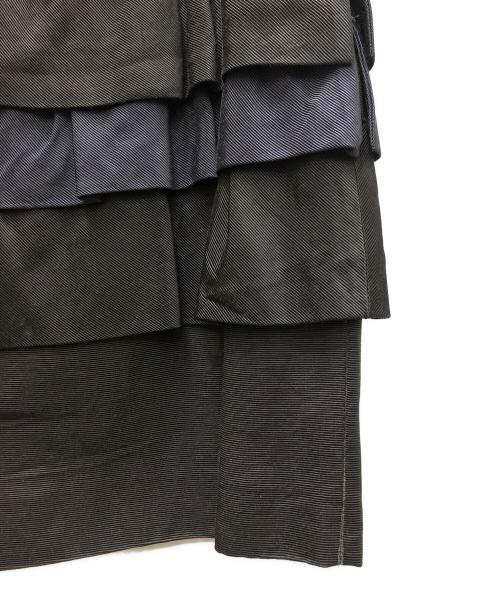 MOSCHINO（モスキーノ）MOSCHINO (モスキーノ) ノースリーブワンピース ネイビー×ブラック サイズ:42の古着・服飾アイテム