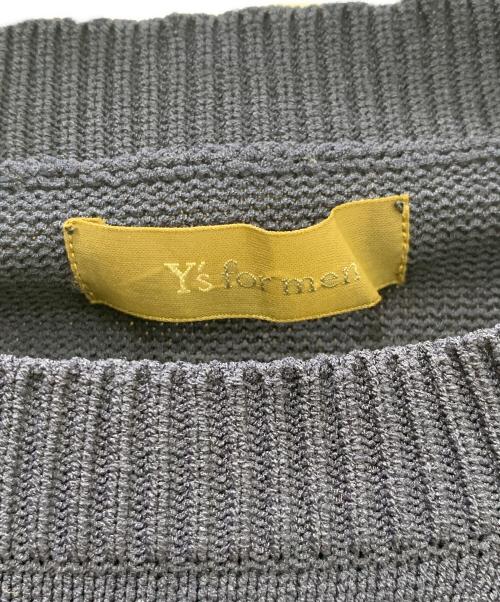 Y's for men（ワイズフォーメン）Y's for men (ワイズフォーメン) ニット ネイビー サイズ:Lの古着・服飾アイテム