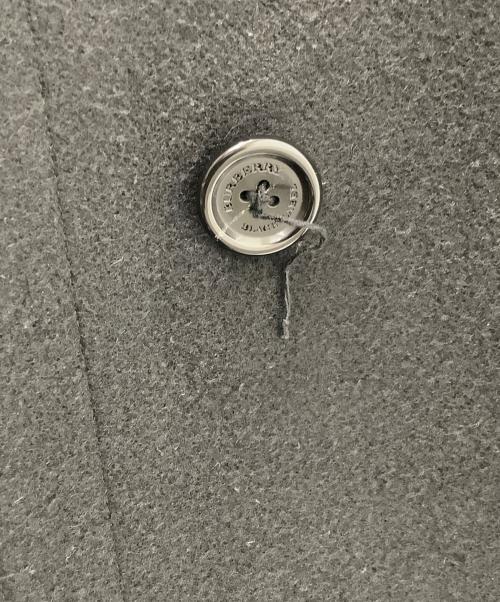 BURBERRY BLACK LABEL（バーバリーブラックレーベル）BURBERRY BLACK LABEL (バーバリーブラックレーベル) BURBERRY BLACK LABEL Pコート 裏地チェック ブラック サイズ:LLの古着・服飾アイテム