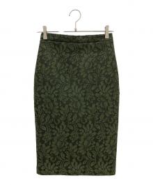 MSGM（エムエスジーエム）の古着「タイトスカート」｜グリーン