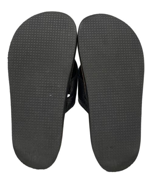 The Sandalman（ザサンダルマン）THE SANDALMAN (ザサンダルマン) ホーウィンクロムエクセルレザーサンダル ブラック サイズ:27の古着・服飾アイテム