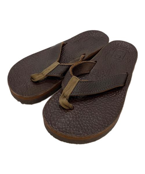 The Sandalman（ザサンダルマン）THE SANDALMAN (ザサンダルマン) クロムエクセルレザーサンダル ブラウン サイズ:27の古着・服飾アイテム