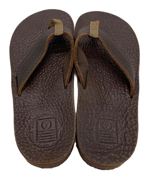 The Sandalman（ザサンダルマン）THE SANDALMAN (ザサンダルマン) クロムエクセルレザーサンダル ブラウン サイズ:27の古着・服飾アイテム