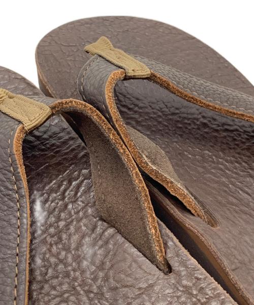 The Sandalman（ザサンダルマン）THE SANDALMAN (ザサンダルマン) クロムエクセルレザーサンダル ブラウン サイズ:27の古着・服飾アイテム