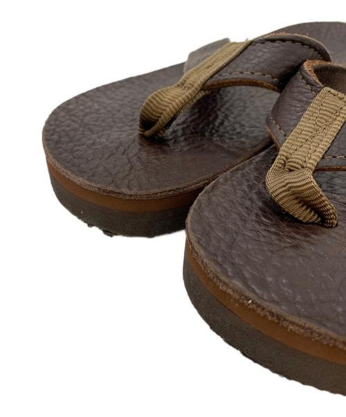 The Sandalman（ザサンダルマン）THE SANDALMAN (ザサンダルマン) クロムエクセルレザーサンダル ブラウン サイズ:27の古着・服飾アイテム