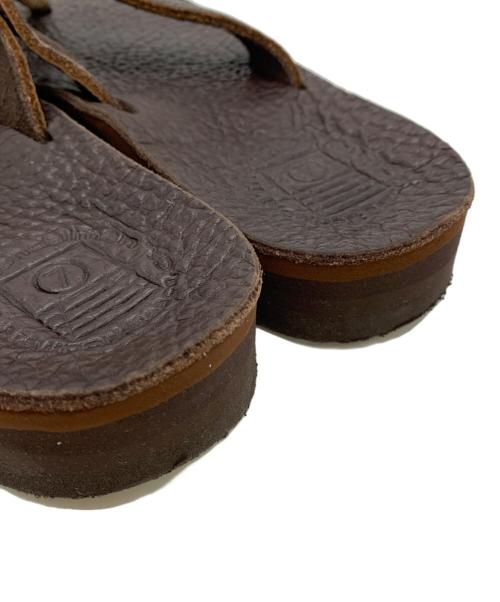 The Sandalman（ザサンダルマン）THE SANDALMAN (ザサンダルマン) クロムエクセルレザーサンダル ブラウン サイズ:27の古着・服飾アイテム