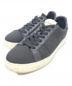 EMPORIO ARMANIエンポリオアルマーニ）の古着「ローカットスニーカー/スニーカー ナイロン オールオーバージャカードイーグル」｜ホワイト×ブラック