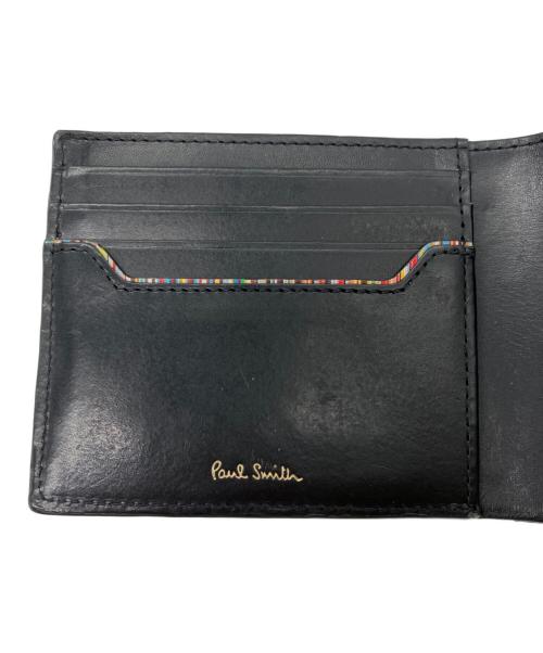 PAUL SMITH（ポールスミス）Paul Smith (ポールスミス) 2つ折り財布 ブラックの古着・服飾アイテム