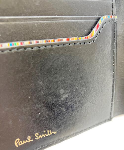 PAUL SMITH（ポールスミス）Paul Smith (ポールスミス) 2つ折り財布 ブラックの古着・服飾アイテム