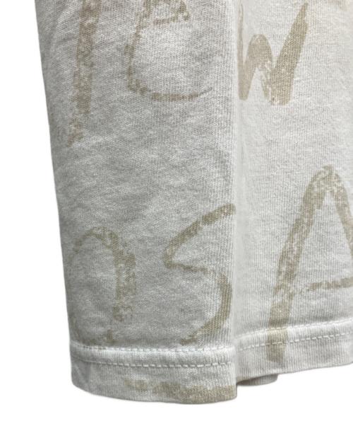stussy（ステューシー）stussy (ステューシー) 00'sワールドツアーカットソー アイボリー サイズ:Ｍの古着・服飾アイテム