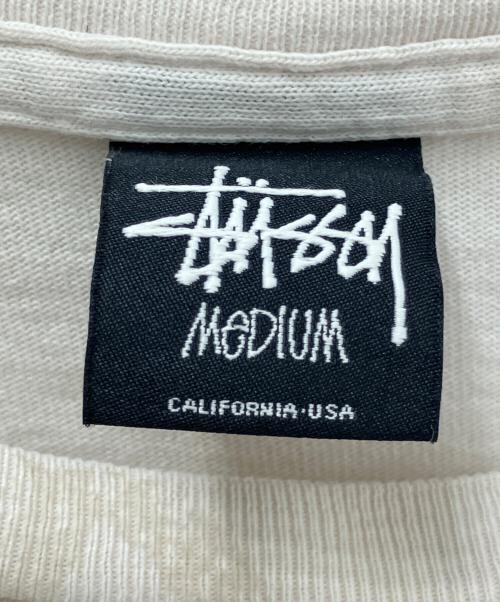 stussy（ステューシー）stussy (ステューシー) 00'sワールドツアーカットソー アイボリー サイズ:Ｍの古着・服飾アイテム