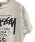 中古・古着 stussy (ステューシー) 00'sワールドツアーカットソー アイボリー サイズ:Ｍ：6000円