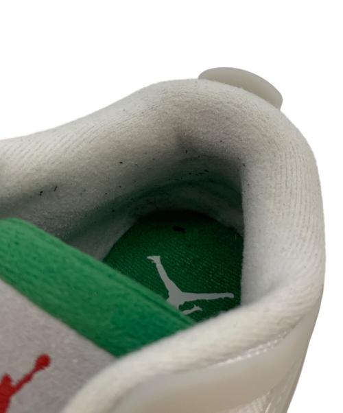 NIKE（ナイキ）NIKE (ナイキ) JORDAN BRAND AIR JORDAN 4 RM WHITE/PINE GREEN-NEUTRAL GREY-WOLF GREY ホワイト×グレー サイズ:29の古着・服飾アイテム