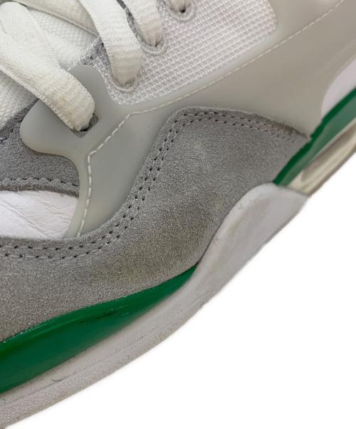 NIKE（ナイキ）NIKE (ナイキ) JORDAN BRAND AIR JORDAN 4 RM WHITE/PINE GREEN-NEUTRAL GREY-WOLF GREY ホワイト×グレー サイズ:29の古着・服飾アイテム
