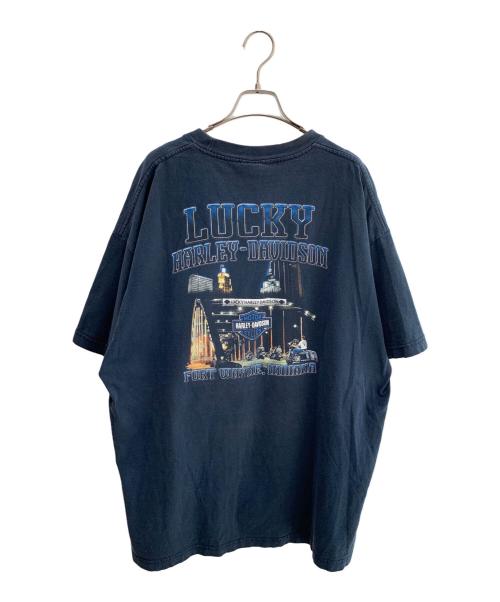 HARLEY-DAVIDSON（ハーレーダビッドソン）HARLEY-DAVIDSON (ハーレーダビッドソン) プリントTシャツ ネイビー サイズ:不明の古着・服飾アイテム