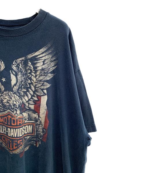 HARLEY-DAVIDSON（ハーレーダビッドソン）HARLEY-DAVIDSON (ハーレーダビッドソン) プリントTシャツ ネイビー サイズ:不明の古着・服飾アイテム