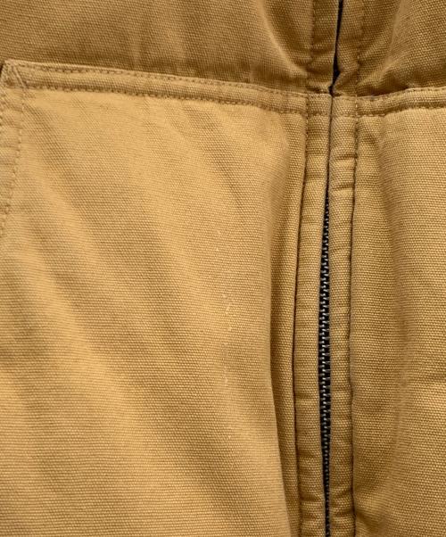 X-LARGE（エクストララージ）X-LARGE (エクストララージ) ACTIVE DUCK PUFFER JACKET ベージュ×ブラック サイズ:XLの古着・服飾アイテム