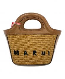 MARNI（マルニ）の古着「ブラウン Tropicalia Bag Micro」｜ブラウン×ベージュ