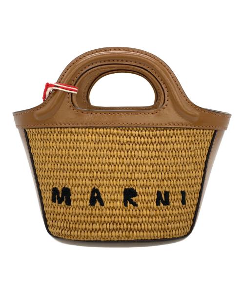 MARNI（マルニ）MARNI (マルニ) ブラウン Tropicalia Bag Micro ブラウン×ベージュの古着・服飾アイテム