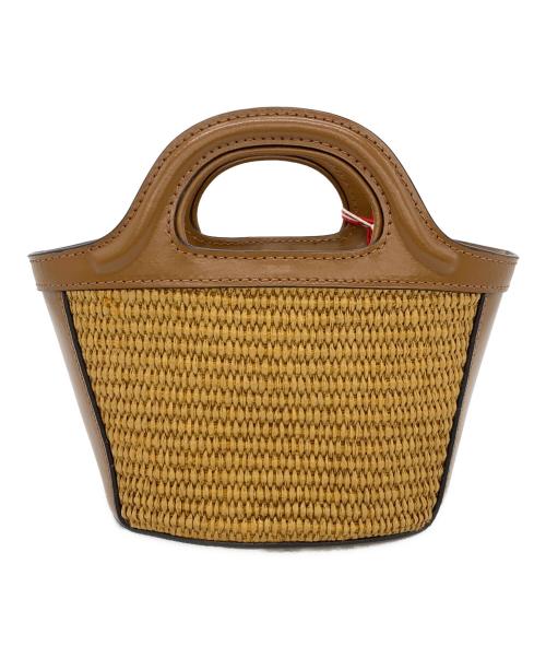 MARNI（マルニ）MARNI (マルニ) ブラウン Tropicalia Bag Micro ブラウン×ベージュの古着・服飾アイテム