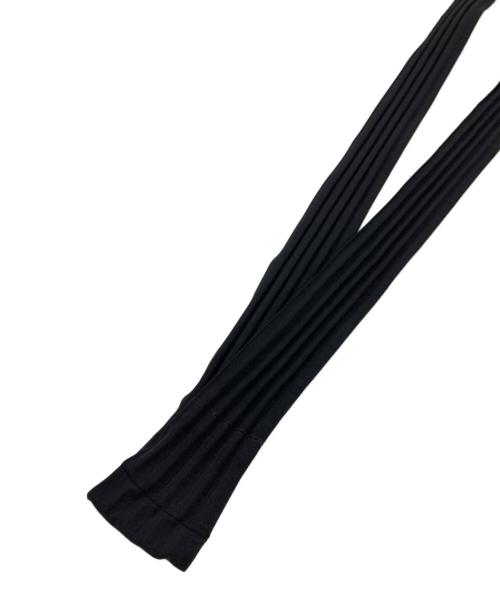 HOMME PLISSE ISSEY MIYAKE（オム プリッセ イッセイ ミヤケ）HOMME PLISSE ISSEY MIYAKE (オム プリッセ イッセイ ミヤケ) プリーツショルダーバッグ ブラックの古着・服飾アイテム