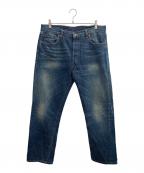 LEVI'S VINTAGE CLOTHINGリーバイス ビンテージ クロージング）の古着「セルビッチデニムパンツ 66年モデル BIG E ボタン裏093」｜インディゴ