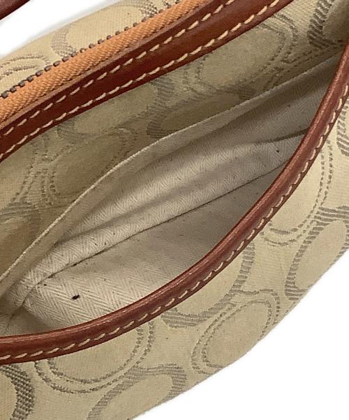 genten（ゲンテン）genten (ゲンテン) ワンショルダーバッグ ブラウン×ベージュの古着・服飾アイテム