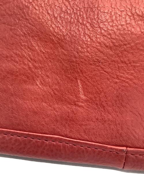 genten（ゲンテン）genten (ゲンテン) レザーハンドバッグ レッドの古着・服飾アイテム