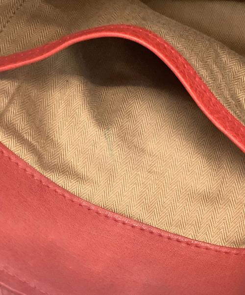 genten（ゲンテン）genten (ゲンテン) レザーハンドバッグ レッドの古着・服飾アイテム