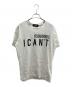 DSQUARED2（ディースクエアード）の古着「プリントTシャツ」｜ホワイト×ブラック