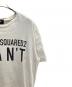 中古・古着 DSQUARED2 (ディースクエアード) プリントTシャツ ホワイト×ブラック サイズ:Ｓ：6000円