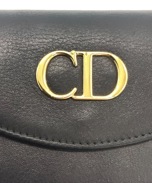 Christian Dior（クリスチャン ディオール）Christian Dior (クリスチャン ディオール) コンパクトウォレット ブラックの古着・服飾アイテム