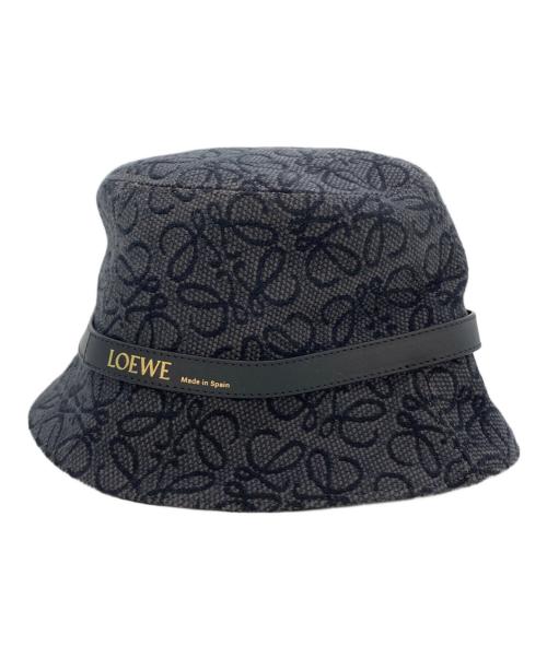LOEWE（ロエベ）LOEWE (ロエベ) アナグラムバケットハット ブラック サイズ:59cmの古着・服飾アイテム