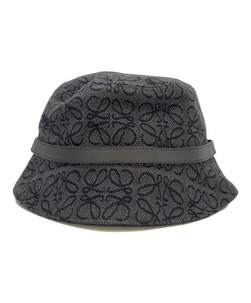 LOEWE（ロエベ）LOEWE (ロエベ) アナグラムバケットハット ブラック サイズ:59cmの古着・服飾アイテム