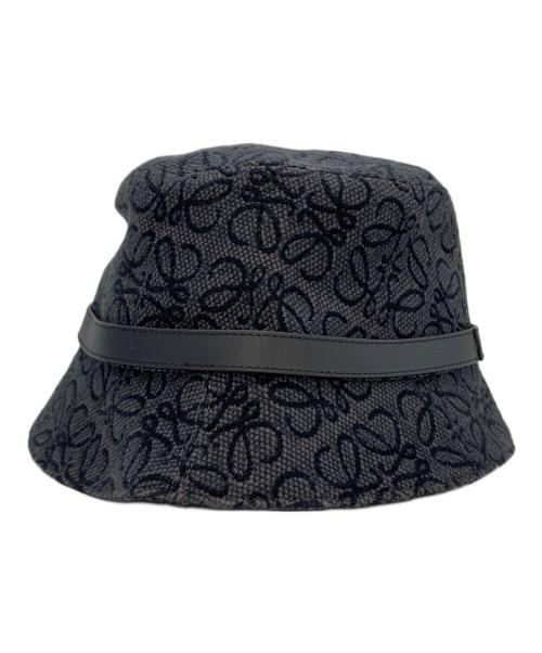 LOEWE（ロエベ）LOEWE (ロエベ) アナグラムバケットハット ブラック サイズ:59cmの古着・服飾アイテム